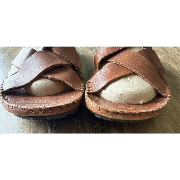 Pikolinos Tarifa Slide Sandals Men 42 Brown Leather Slip On Comfort main image 7